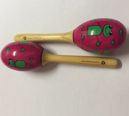 Maracas with long handle Rhythm Village