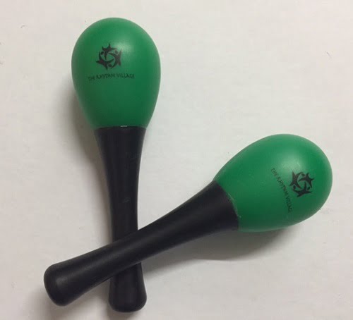 Maracas with short handle Rhythm Village