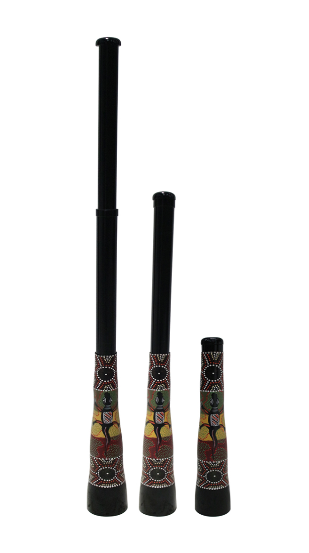 World Rhythm Didgeridoo - Handgeschilderde Australische Didgeridoo - Aarde, MDI002 World Rhythm Didgeridoo - Handgeschilderde Australische Didgeridoo - Aarde, MDI002